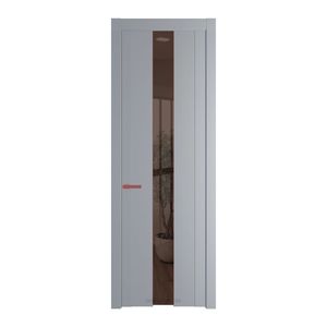 1.9P Смоки Зеркало Bronza молдинг Красный антрацит