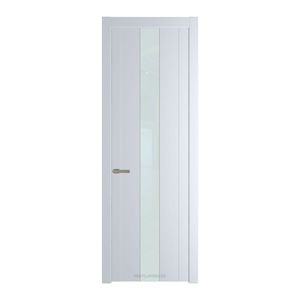 1.9P Вайт Lacobel Белый лак молдинг Никель матовый