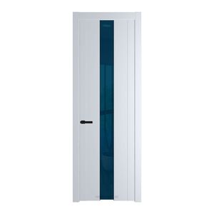 1.9P Вайт Зеркало Blue молдинг Черный матовый