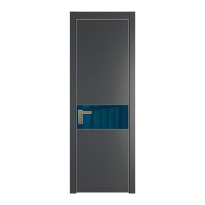 17 PA Графит с профилем Никель с стеклом  зеркало blue