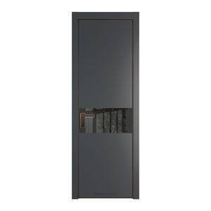 17 PA Графит с профилем Деорэ с стеклом  зеркало grey