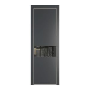 17 PA Графит с профилем Никель с стеклом  зеркало grey