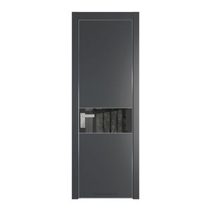 17 PA Графит с профилем Серебро с стеклом  зеркало grey