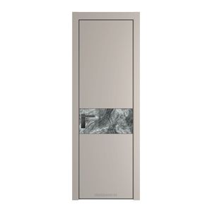 17 PA Сэнд с профилем Серая Ночь с стеклом  атриум серебро