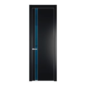 18 PA Блэк с профилем Серебро с стеклом  зеркало blue