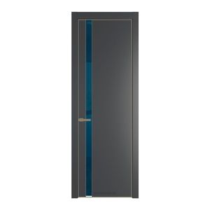18 PA Графит с профилем Шампань с стеклом  зеркало blue
