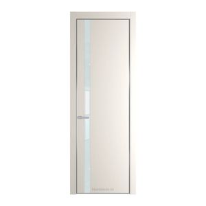 18 PA Перламутр белый с профилем Серебро с стеклом белый лак