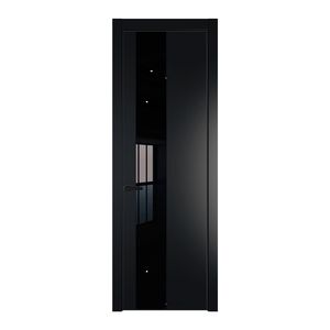 19 PA Блэк с профилем Черный с стеклом Lacobel Черный лак
