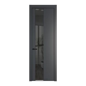 19 PA Графит с профилем Черный с стеклом  зеркало grey