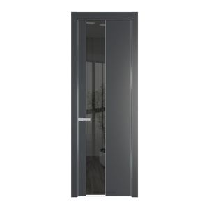 19 PA Графит с профилем Серебро с стеклом  зеркало grey