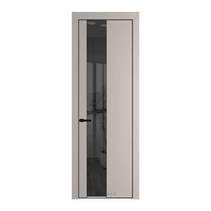 19 PA Сэнд с профилем Черный с стеклом  зеркало grey