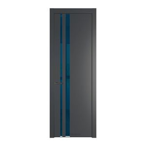20 PA Графит с профилем Серая Ночь с стеклом  зеркало blue