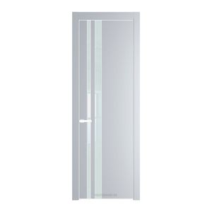 20 PA Лайт Грей с профилем Вайт с стеклом белый лак