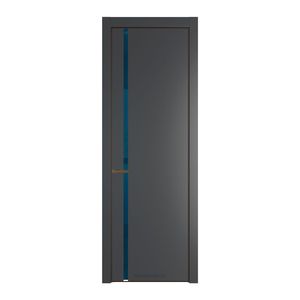 21 PA Графит с профилем Деорэ с стеклом  зеркало blue