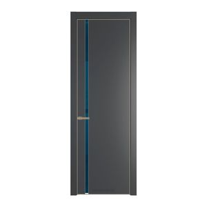 21 PA Графит с профилем Никель с стеклом  зеркало blue