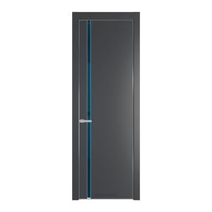 21 PA Графит с профилем Серебро с стеклом  зеркало blue