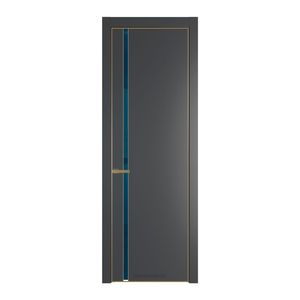 21 PA Графит с профилем Золото с стеклом  зеркало blue