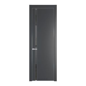 21 PA Графит с профилем Серебро с стеклом  зеркало grey