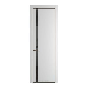 21 PA Крем вайт с профилем Деорэ с стеклом  зеркало grey