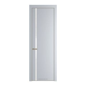 21 PA Лайт Грей с профилем Никель с стеклом лак классик