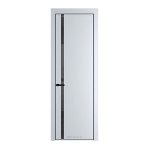 21 PA Вайт с профилем Черный с стеклом  зеркало grey