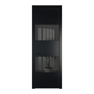 22 PA Блэк с профилем Черный с стеклом  зеркало grey