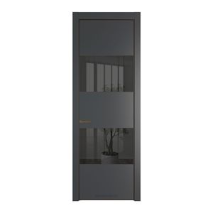 22 PA Графит с профилем Деорэ с стеклом  зеркало grey