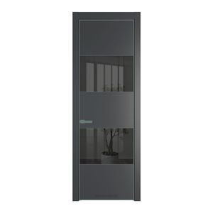 22 PA Графит с профилем Зеленый воск с стеклом  зеркало grey