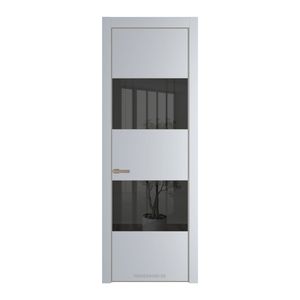 22 PA Лайт Грей с профилем Никель с стеклом  зеркало grey