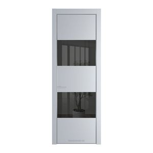 22 PA Лайт Грей с профилем Серебро с стеклом  зеркало grey