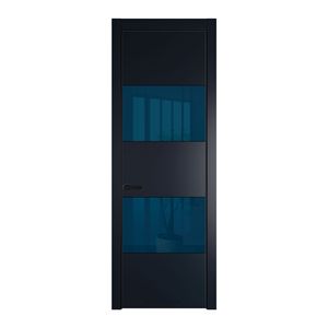 22 PA Нэви Блу с профилем Черный с стеклом  зеркало blue