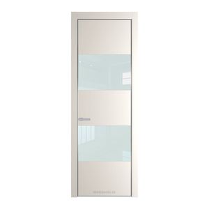 22 PA Перламутр белый с профилем Серебро с стеклом белый лак