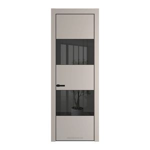 22 PA Сэнд с профилем Черный с стеклом  зеркало grey