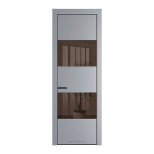 22 PA Смоки с профилем Серая Ночь с стеклом  зеркало bronze