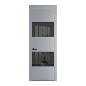 22 PA Смоки с профилем Черный с стеклом  зеркало grey