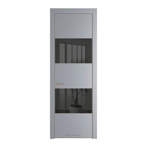 22 PA Смоки с профилем Никель с стеклом  зеркало grey
