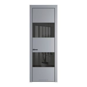 22 PA Смоки с профилем Серая Ночь с стеклом  зеркало grey