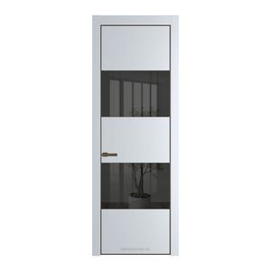 22 PA Вайт с профилем Деорэ с стеклом  зеркало grey