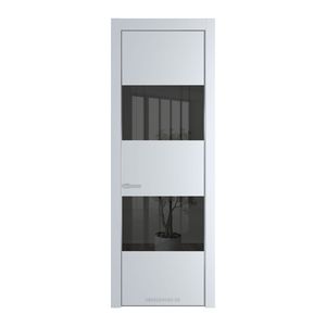 22 PA Вайт с профилем Серебро с стеклом  зеркало grey