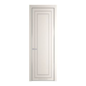 26 PA с фрезерованным рисунком Перламутр белый с профилем Серебро