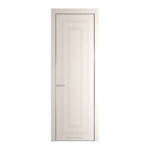 28 PA с фрезерованным рисунком Перламутр белый с профилем Серебро