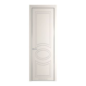 36 PA с фрезерованным рисунком Перламутр белый с профилем Серебро