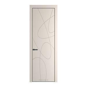 6 PA Кремовая Магнолия с профилем Серая Ночь