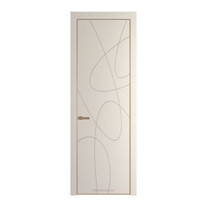 6 PA Кремовая Магнолия с профилем Золото