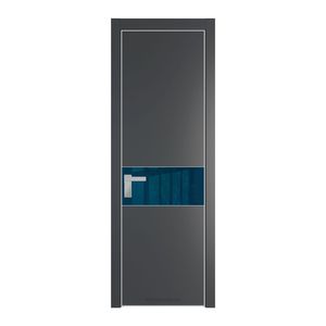 17 PE с вставкой из стекла зеркало blue Графит с алюминиевой кромкой Матовая