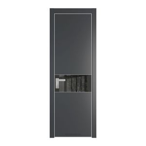 17 PE с вставкой из стекла зеркало grey Графит с алюминиевой кромкой Матовая