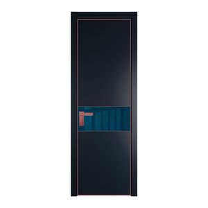 17 PE с вставкой из стекла зеркало blue Нэви Блу с алюминиевой кромкой Красный антрацит