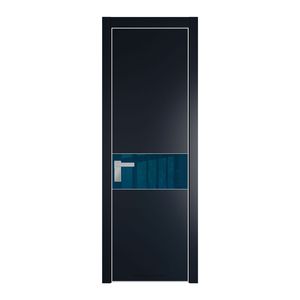 17 PE с вставкой из стекла зеркало blue Нэви Блу с алюминиевой кромкой Матовая