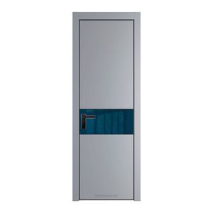 17 PE с вставкой из стекла зеркало blue Смоки с алюминиевой кромкой Черный