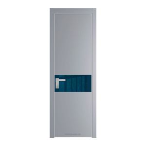 17 PE с вставкой из стекла зеркало blue Смоки с алюминиевой кромкой Матовая